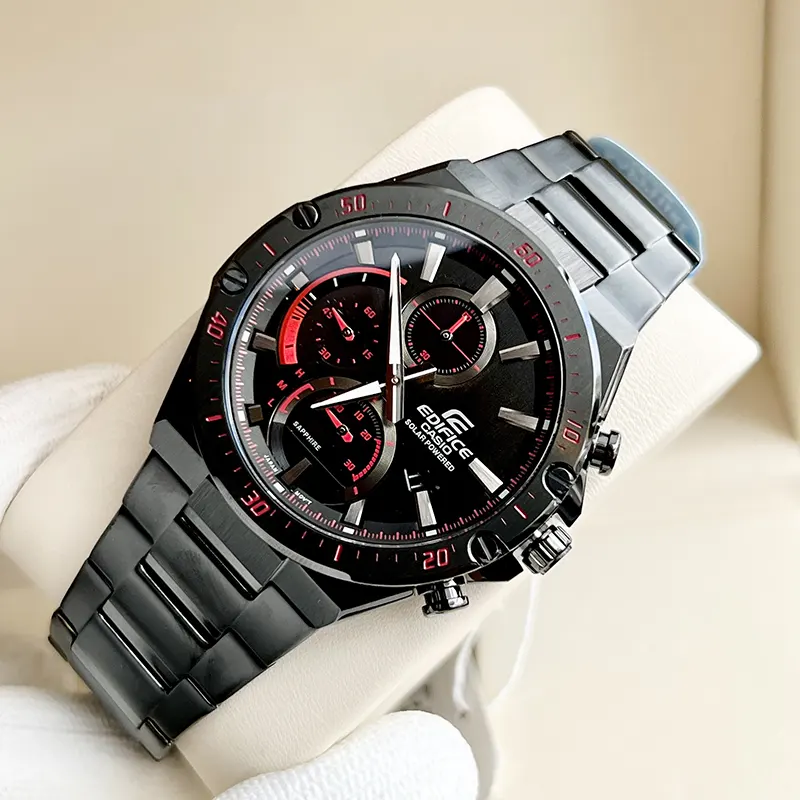 Casio Edifice Solar Slim Line Sapphire Crystal Men's Watch- EFS-S560DC-1AV